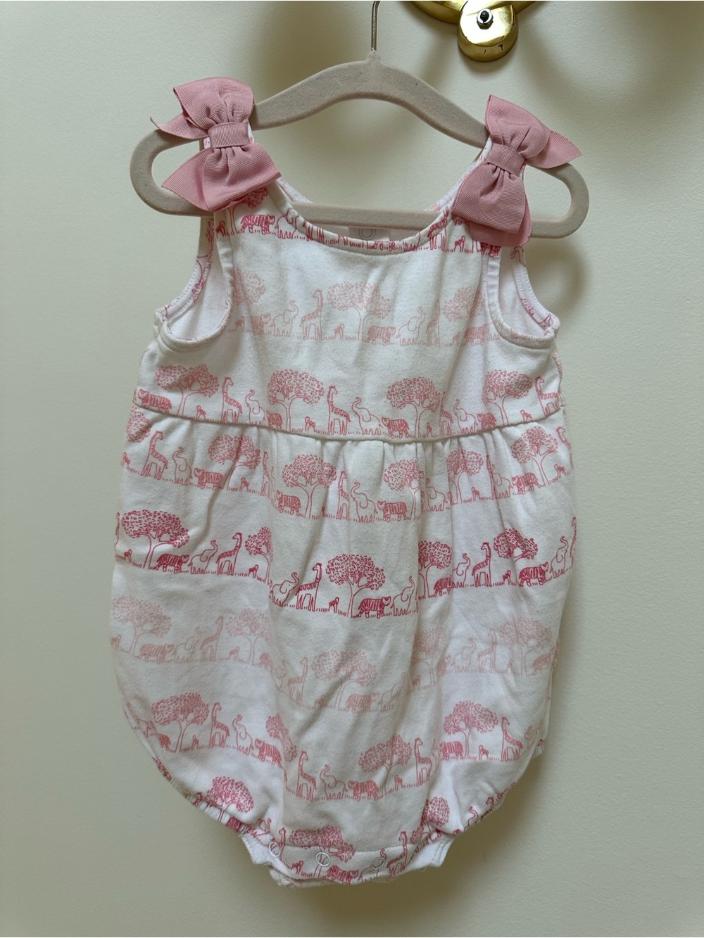 Janie and Jack Safari Romper 🩷🐘